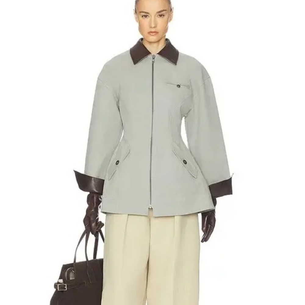 HELSA the lady hunting jacket with faux leather collar